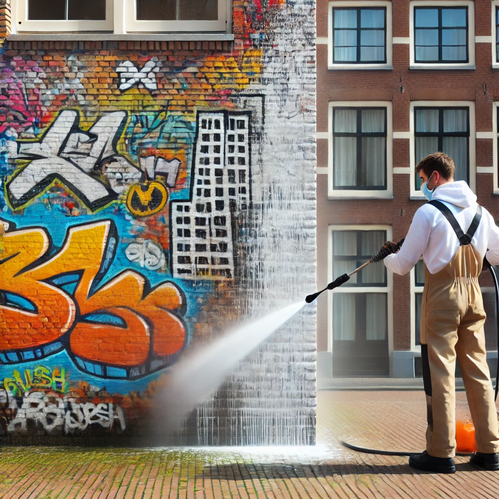 Graffiti verwijderen Reinigingsbedrijf Drechtsteden